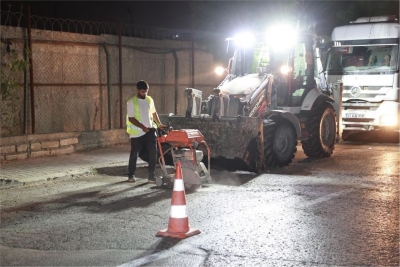Fen İşleri Asfalt Çalışmalarını Sürdürüyor