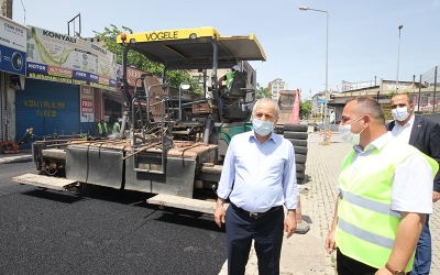 Fen İşleri Ekipleri Sahada Başkan Büyükgöz Denetimde