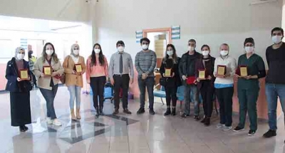 Filyasyonda ki diş hekimlerine plaket