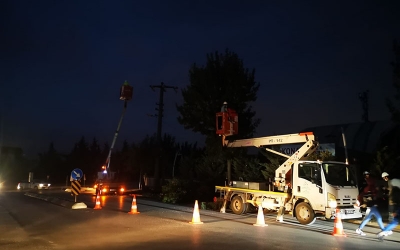 Fırtınanın sebep olduğu kesintilere SEDAŞ müdahale etti