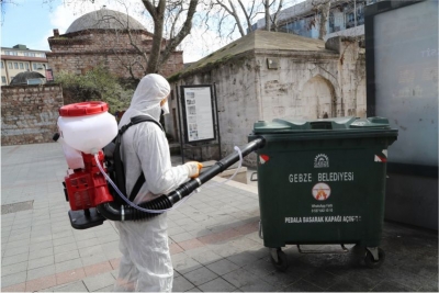 Gebze Belediyesi önlem almaya devam ediyor