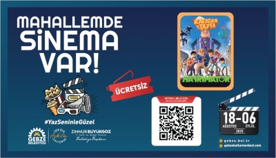 Gebze Belediyesi’nin “Mahallemde Sinema Var” etkinlikleri başlıyor