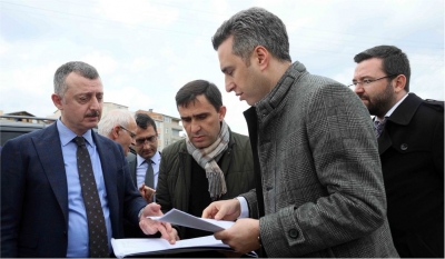 Gebze Beyaz Kalpler proje alanını inceledi