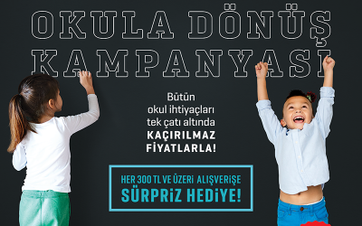 GEBZE CENTER AVM, OKULA DÖNÜŞ KAMPANYASI