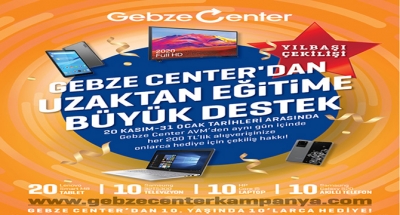 GEBZE CENTER  UZAKTAN EĞİTİME DESTEK VERİYOR
