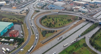 Gebze Doğu Kavşağı’nda çevre düzenlemesi