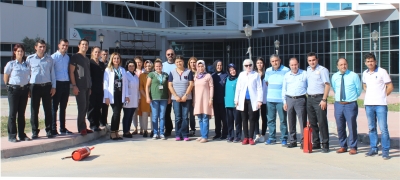 GEBZE FATİH DEVLET HASTANESİNDE YANGIN TATBİKATI YAPILDI.