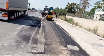 Gebze Terminal ve İbrahim Ağa Caddelerinde yol onarımı