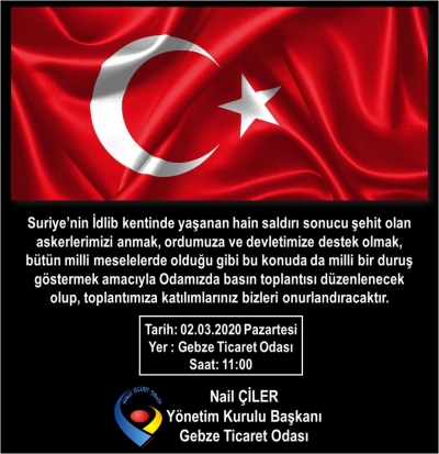 Gebze Ticaret Odası Basın Toplantısı hk.