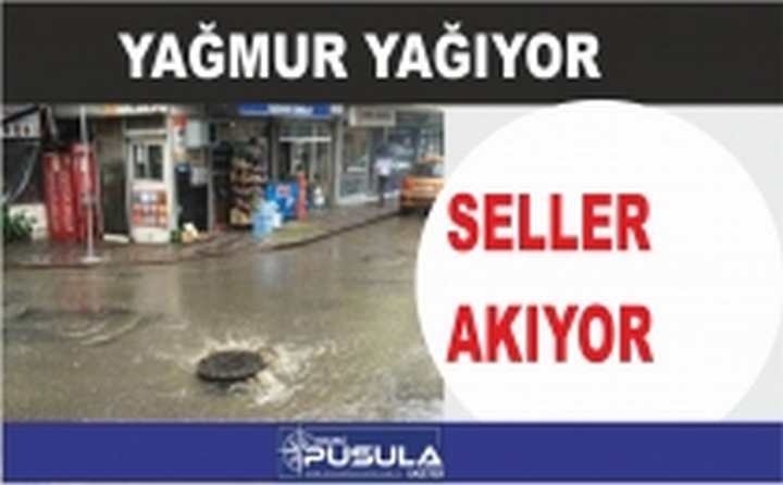 GEBZE YAĞMURDA GÖLE DÖNDÜ