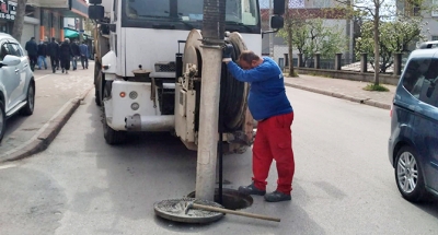 Gebze’de altyapı hatlarında temizlik yapılıyor