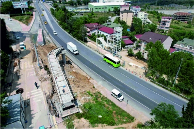 Gebze’de Feribot Yolu ve Cengiz Topel Caddesi’ne  2 yeni üstgeçit yapılıyor