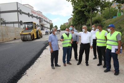 Gebze’de hummalı asfalt çalışmaları