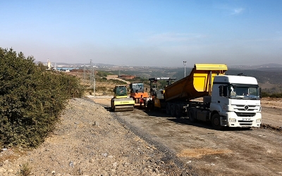  Gebze’de yol yenileme çalışması