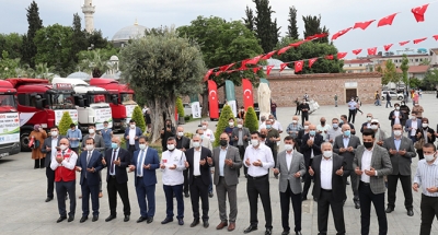 Gebze’den Suriye’ye Dualarla Uğurlandı