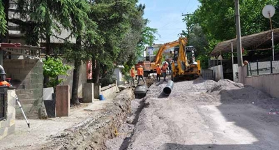 Gölcük İhsaniye’de yağmur suyu altyapısı yapılıyor