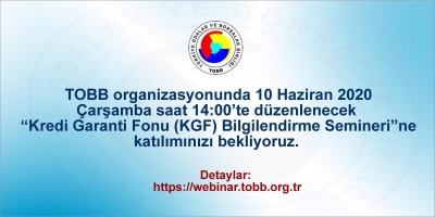 GTO'DAN KGF BİLGİLENDİRME SEMİNERİ
