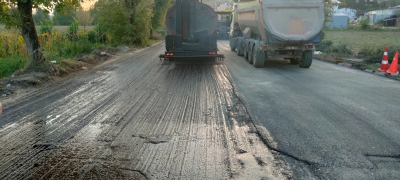Güneş Caddesinde Asfalt Çalışmaları