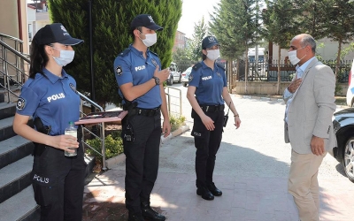 Güvenlik güçlerine bayram ziyareti