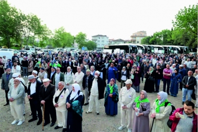 HACILARI  BÜYÜKGÖZ UĞURLADI