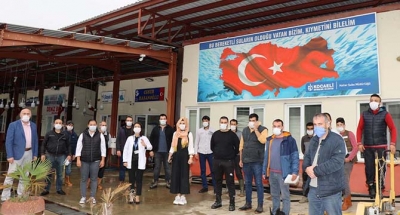 Hal çalışanlarına Covid-19 eğitimi