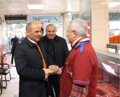 “Her zaman esnafımızın yanındayız”