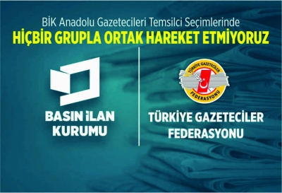 ''HİÇBİR GRUPLA ORTAK HAREKET ETMİYORUZ''