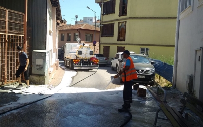 Hızla dezenfekte ediliyor