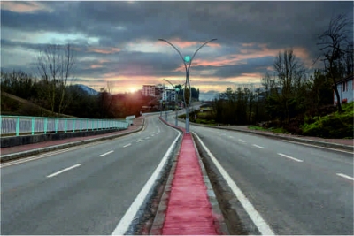 Hoca Ahmet Yesevi Caddesi’nde işlem tamam