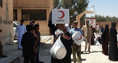 İdlib’deki Yetimlerin Yumurtaları Kızılay’dan