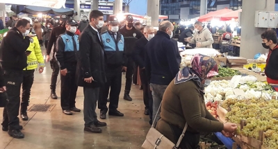 İlçe Pazarlarında Denetimler