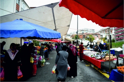 İnönü semt pazarı hizmete açıldı