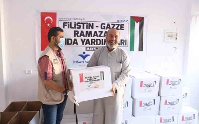 İnsan Vakfı’ndan Gazze'ye ramazan yardımı