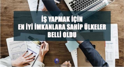 İŞ YAPMAK İÇİN EN İYİ İMKANLARA SAHİP ÜLKELER BELLİ OLDU