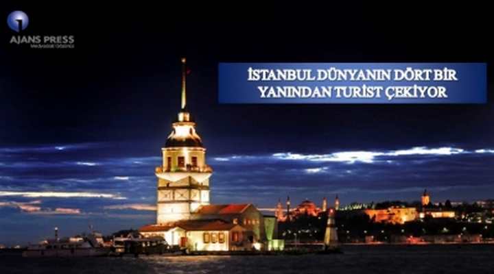 İSTANBUL DÜNYANIN DÖRT BİR YANINDAN TURİST ÇEKİYOR