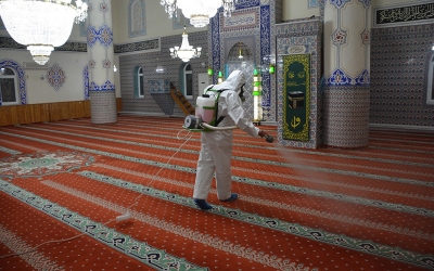 İzmit’te camiler cuma namazına hazır