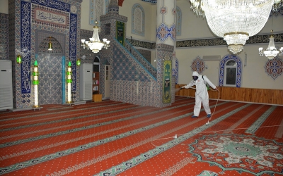 İzmit’te tüm camiler ibadete hazır