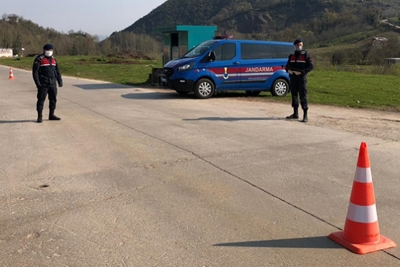 Jandarmadan 'drone'lu denetim