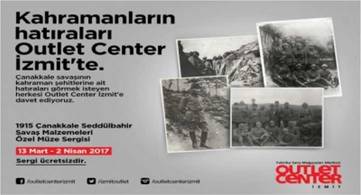 Kahramanların Hatıraları Outlet Center İzmit’te