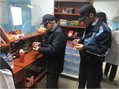 Kantinlerde şırınga çikolata denetimi