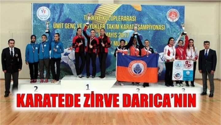 KARATEDE ZİRVE DARICA’NIN