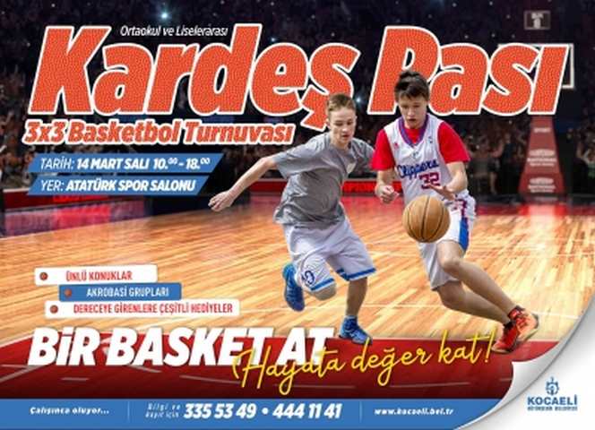 Kardeş Pası Basketbol Turnuvası yarın oynanacak