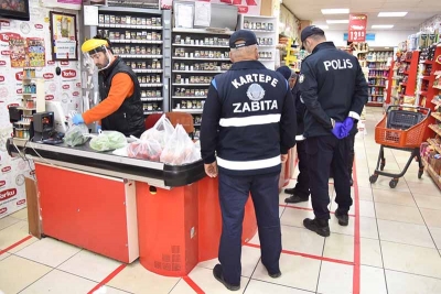 KARTEPE’DE HAFTA SONU İÇİN DENETİMLER YAPILDI