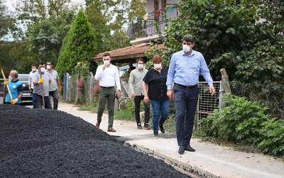 KARTEPE’DE YOLAR BAKIMDA