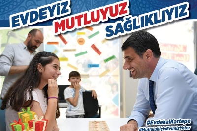 KARTEPELİLER EVDEKİ MUTLULUKLARINI PAYLAŞIYOR