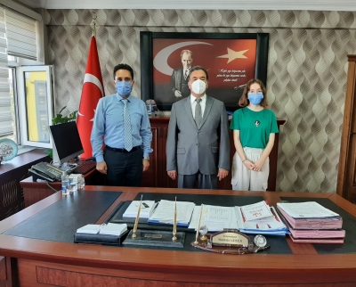 Kaymakam Güler, Makalesi NASA’nın Web Sitesinde Yayımlanan Derya Karadeniz’i Makamında Kabul Etti