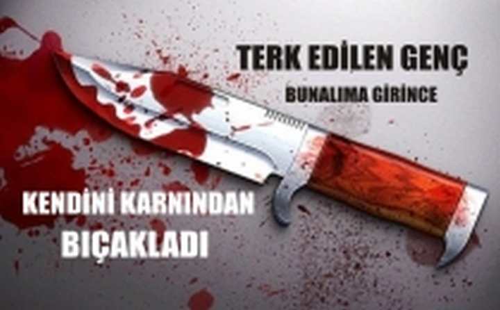 Kendini Bıçakladı