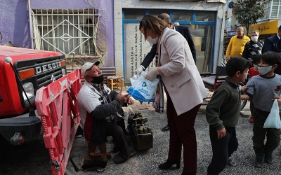 Kent Esnafına sağlık kiti desteği