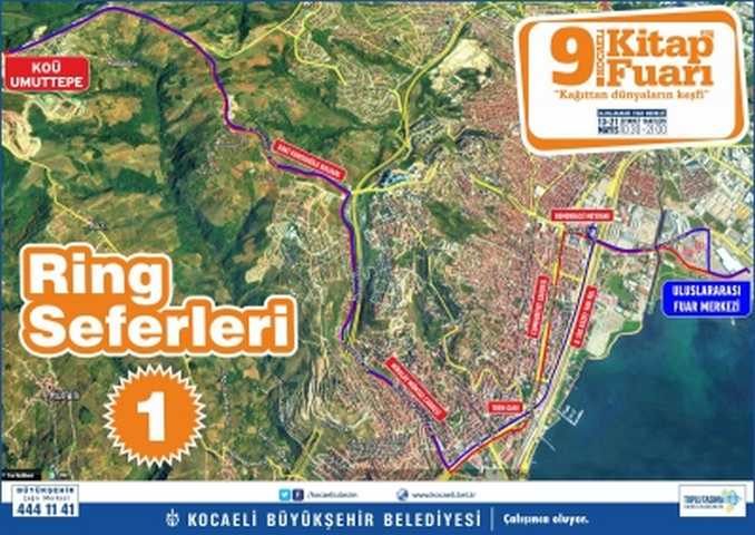 Kitap Fuarı’na ulaşım ücretsiz ring seferleriyle çok kolay