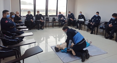 KO-MEK’ten zabıtaya ilk yardım eğitimi